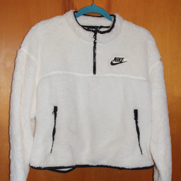 nike fleece crop top